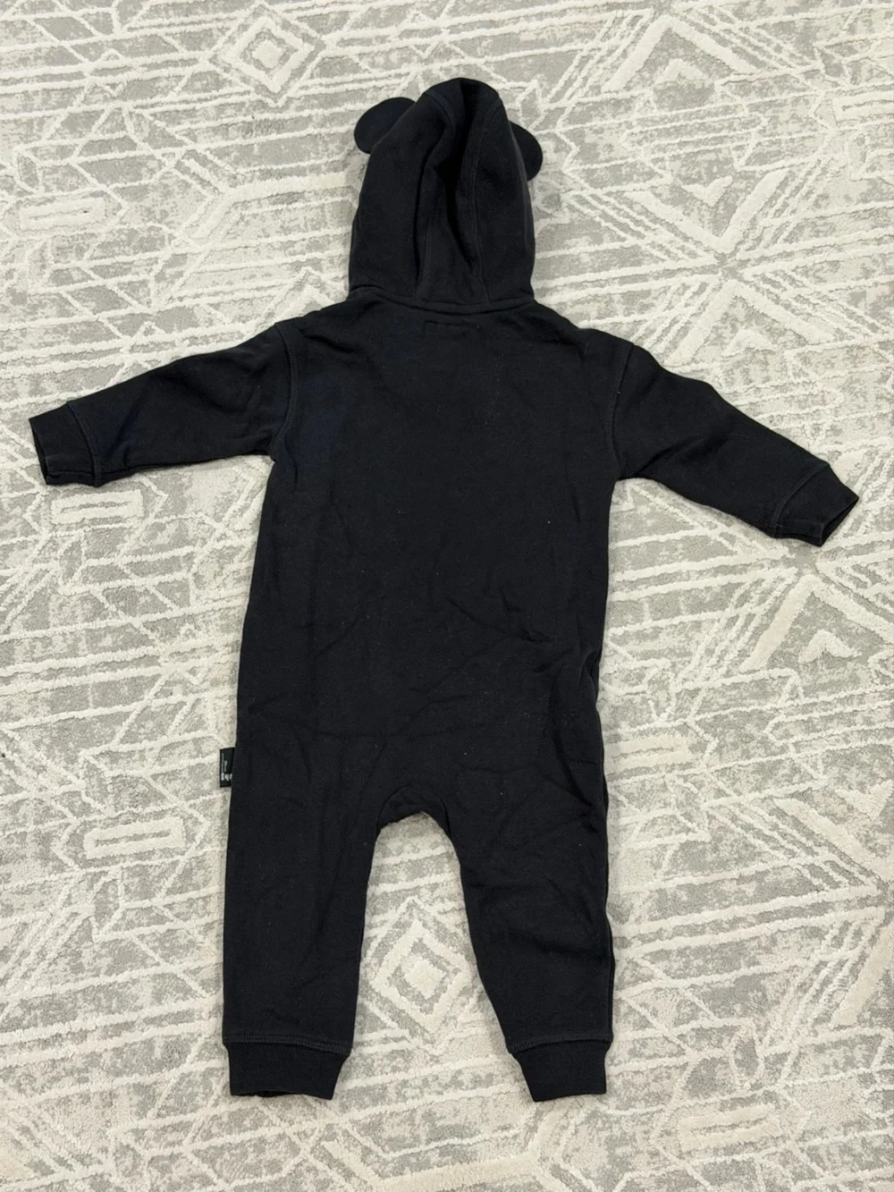 GAP Black Mickey Mouse Hooded One-Piece
